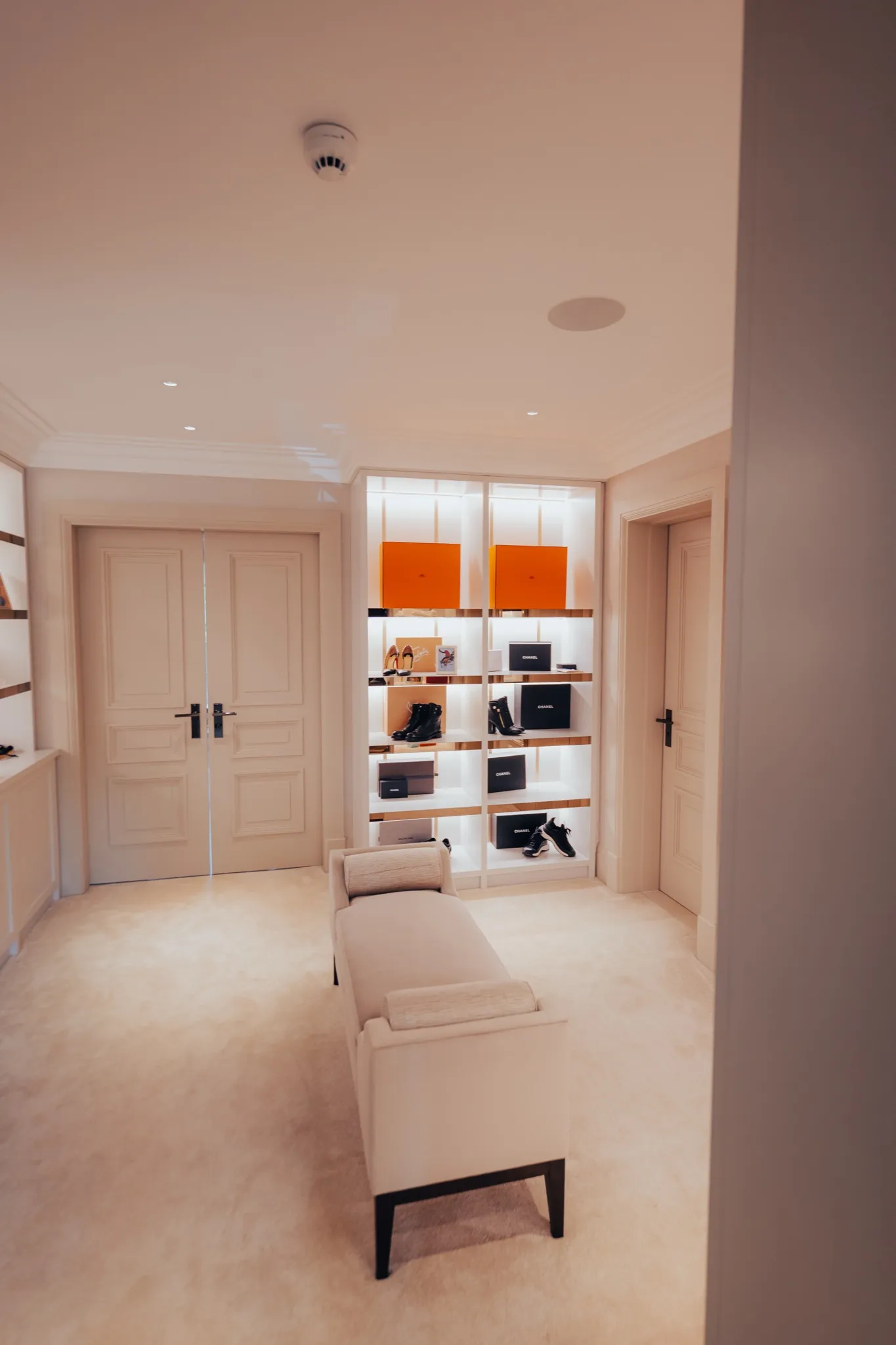 Designer walk-in closet