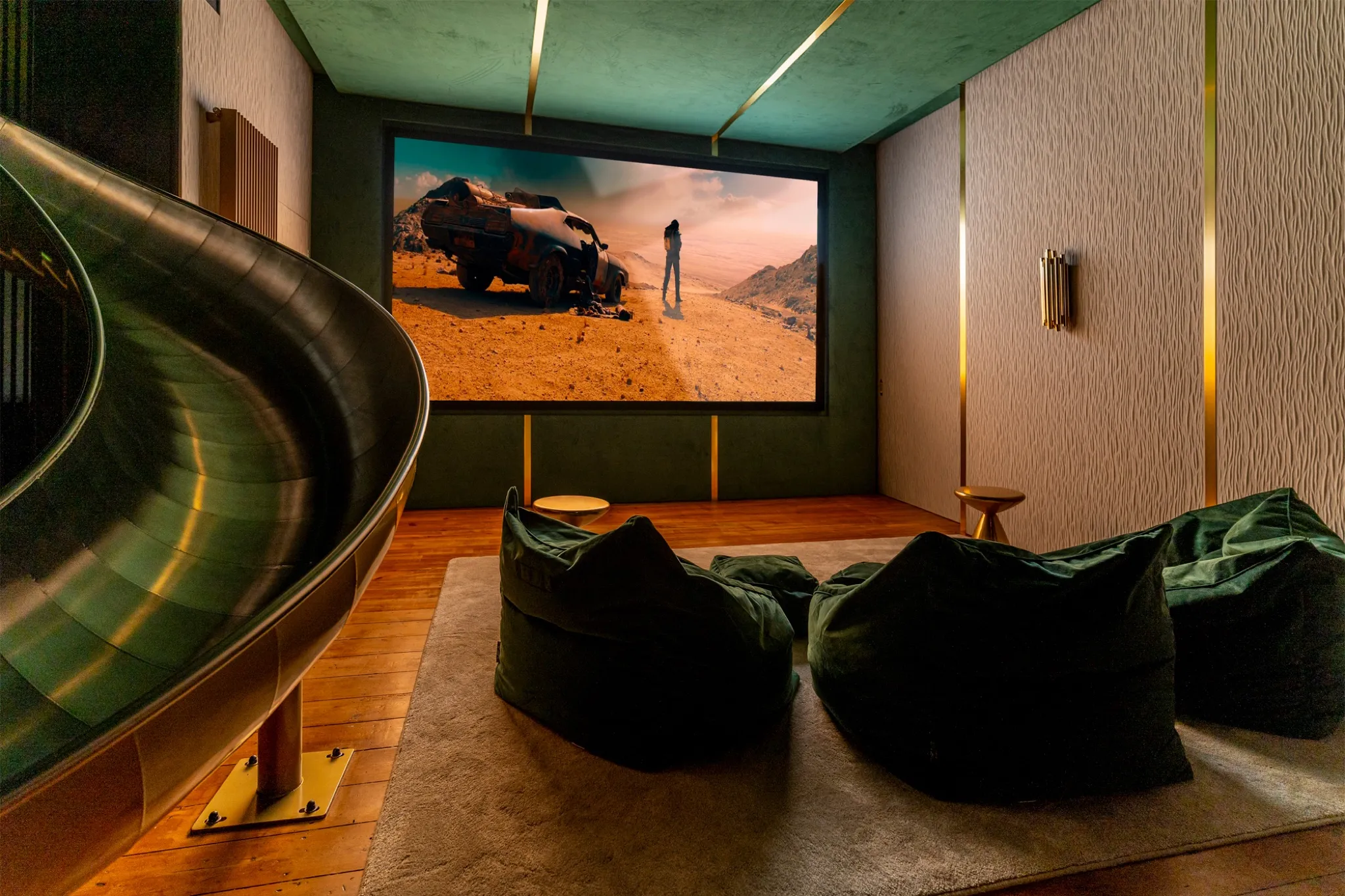 A premium home cinema environment