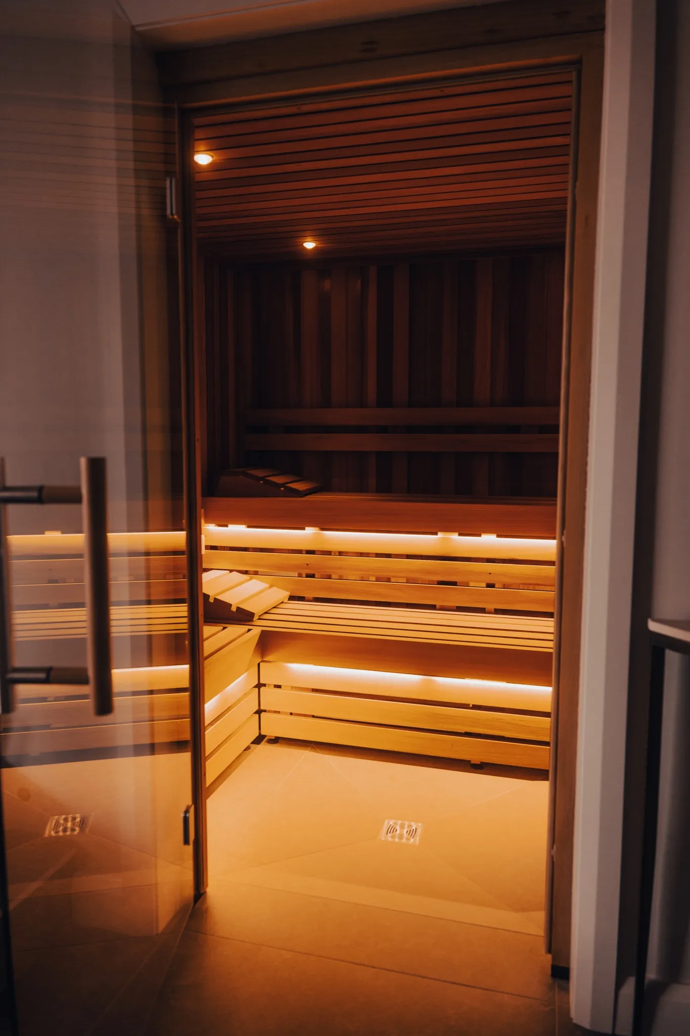 Private sauna and wellness area